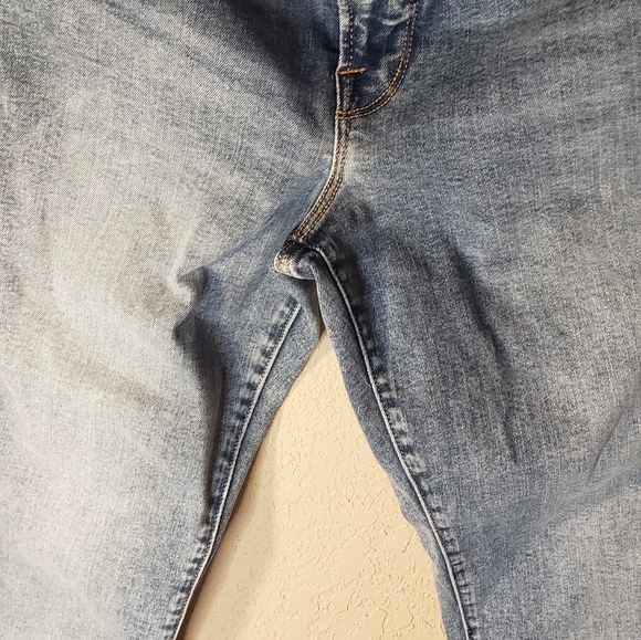 GOOD AMERICAN ANKLE SKINNY JEANS 6 28 LIGHT WASH SUPER STRETCH SEXY BUTT - Picture 5 of 6